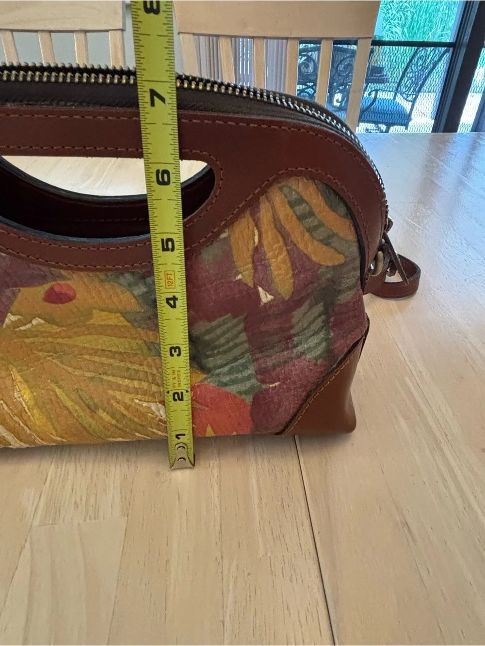 Patricia Nash Sanza Spring Straw Crossbody Purse Handbag